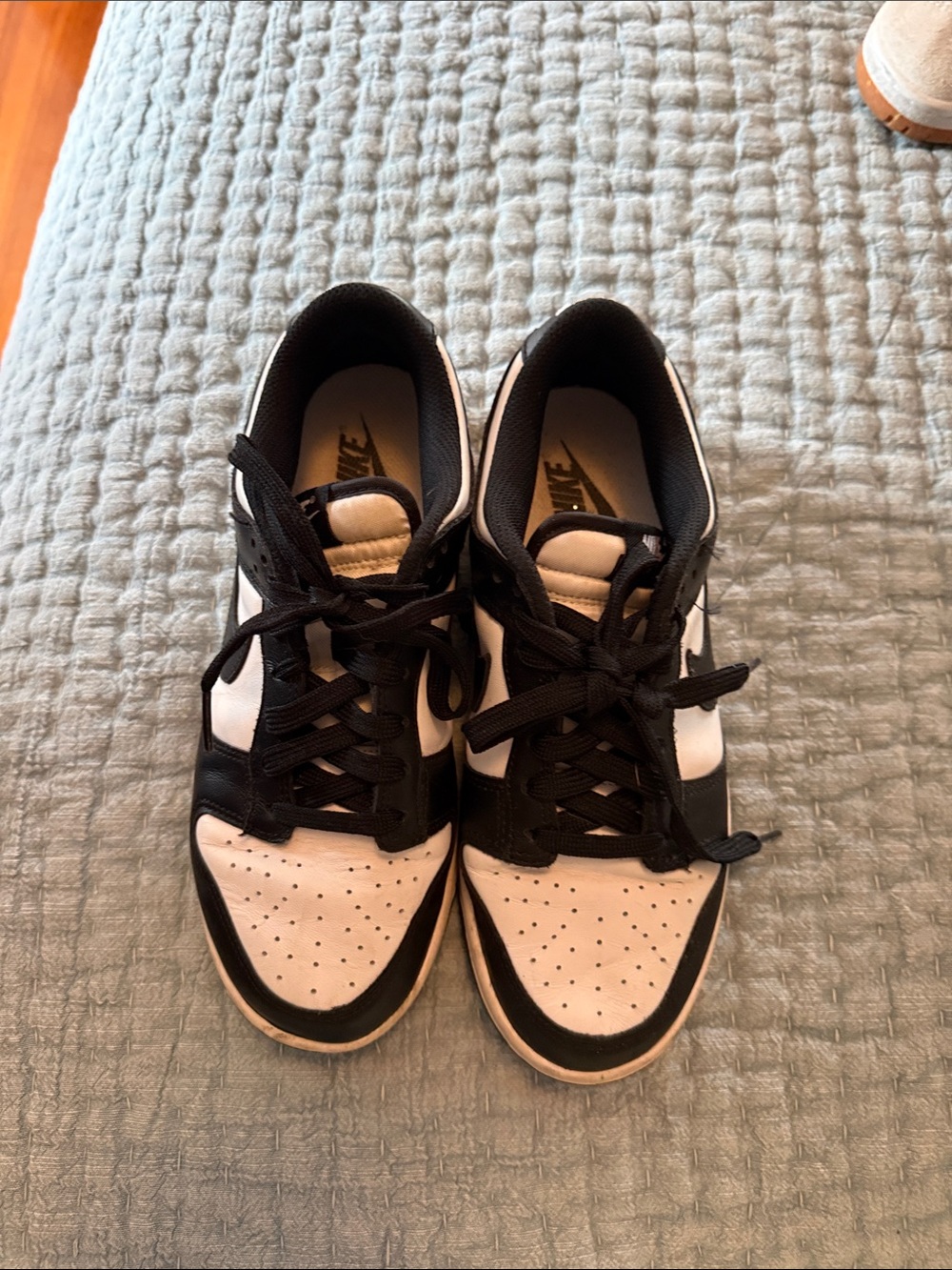 Nike Black and White Women's Low-Top Sneakers